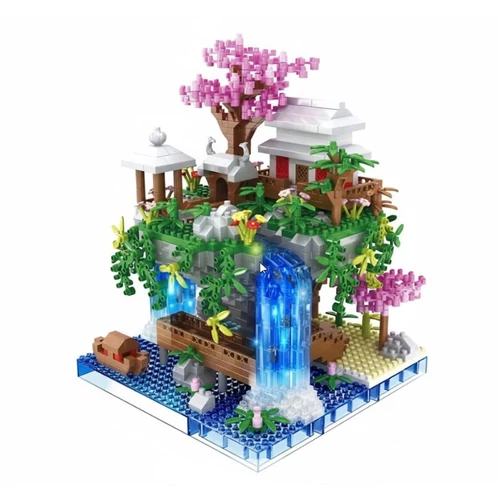 Építőjáték – Japán Táj Virágos Tó Modelle (kb. 1200 db) 19705824