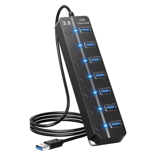 7 Portos USB 3.0 Hub holm20041