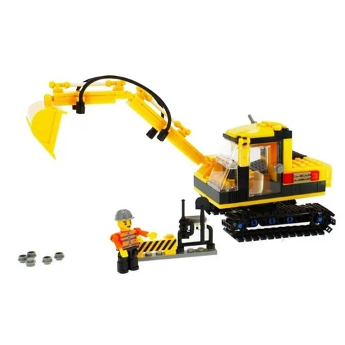 ALLEBLOX ConstructionCrew Építőkocka Készlet – Lánctalpas Kotró 298244