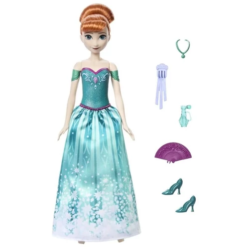 Mattel Disney Hercegnők Spin & Reveal Anna baba (29 cm) 420377