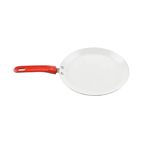 Perfect Home Kerámia Bevonatos Palacsintasütő (26 cm) – Piros Nyéllel 13921