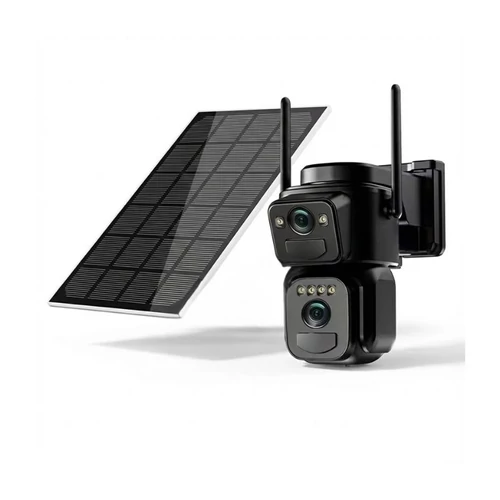 4K Dupla Lencsés PTZ WiFi Kamera – Napelemes JF2031100