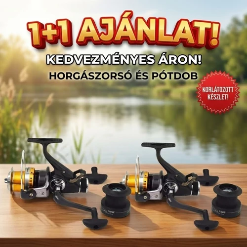 FLINKE univerzális nyeletőfékes orsó 1+1 AJÁNLAT FK-OR6000-2