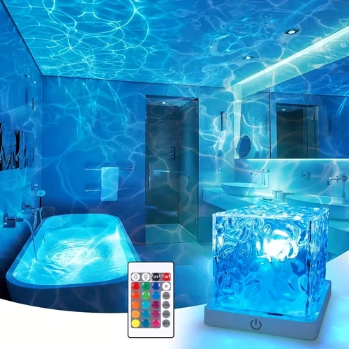 USB-s RGB színes hullám effektes projektor AX9225454