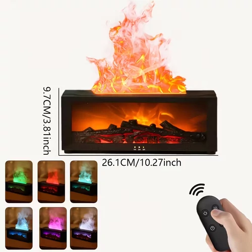 Láng hatású kandalló aroma-diffúzor QH722035 