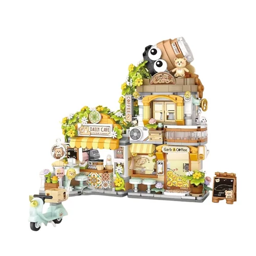 Macis Kávézó - Mini Építőkocka Szett DX6149480-M