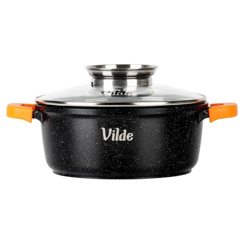 Vilde TERRUNA AROMA Univerzális Gránit Edény Üvegfedővel (20 cm, 2,1 L) 199104