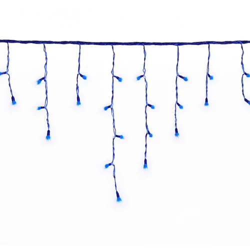 LED jégcsap füzér 300 LED, 19 m – kék villogó fény MAD301