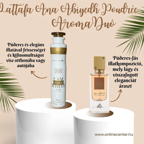 Lattafa Ana Abiyedh Poudrée Eau de Parfum – Nőknek, 60 ml 2021194