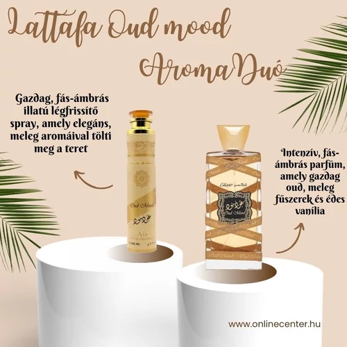 Lattafa Oud Mood Légfrissítő spray 300 ml 2057284
