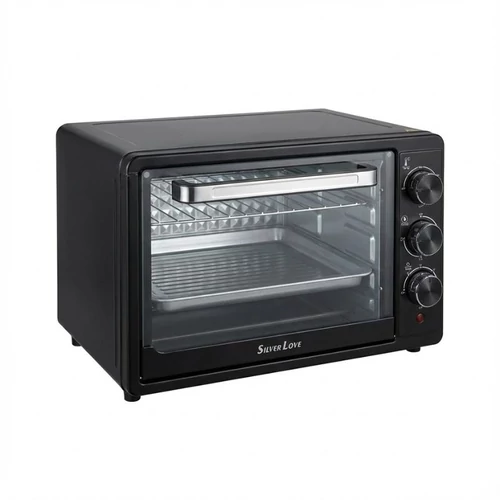 Silver Love – Elektromos Mini Sütő 2 Főzőlappal (38 Liter) SC-38L