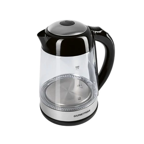 GOURMETMAXX Digitális Üveg Vízforraló Hőmérséklet-szabályozással (1,7L) DS16533