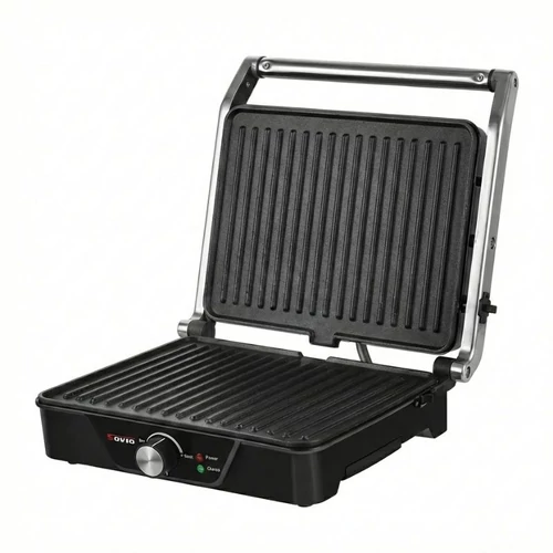 Sovio Professzionális Elektromos Kontaktgrill és Szendvicssütő (2000W) SC-201