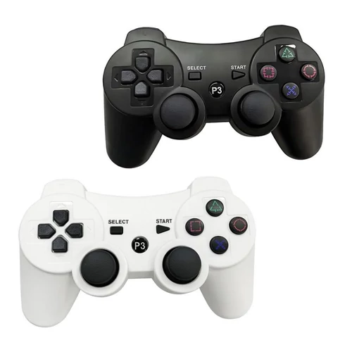 Vezeték Nélküli Kontroller Szett PS3 / PS2 / PC Kompatibilitással (2 db) – Fehér-Fekete holm30010