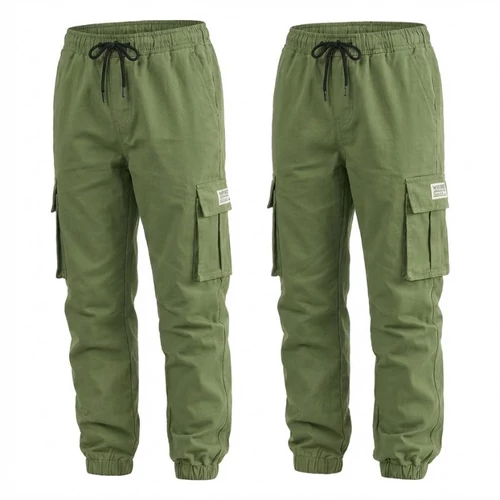 NATUST Unisex Cargo Nadrág – 100% Pamut Szabadidőnadrág (170–176 cm) holm20178
