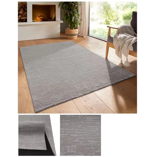 Bergamo Zoe plüss szőnyeg szürke 150x220cm bergamozoegray-150
