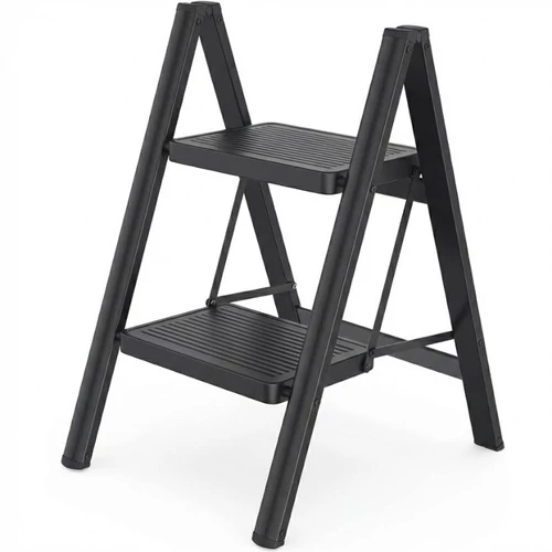 Prémium 2 Lépcsős Összecsukható Háztartási Létra (250 kg) PR2182382-2