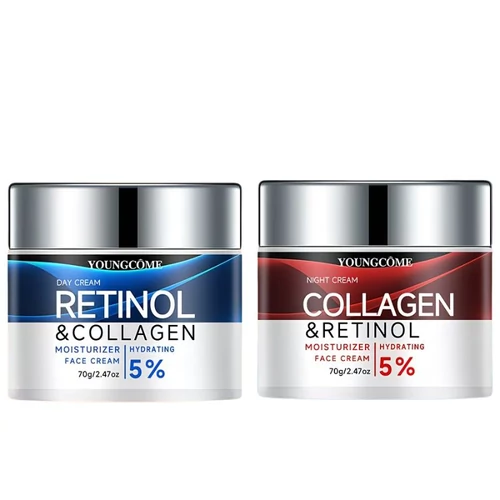 YOUNGCOME Retinol & Kollagén Arcápoló Készlet – Intenzív hidratálás nappalra és éjszakára FV6440628