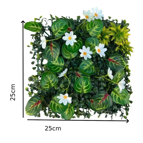 Élethű műnövény falpanel 25x25cm TW6379119-10