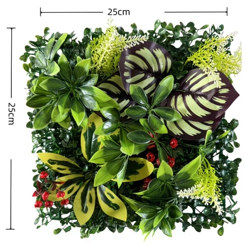 Élethű műnövény falpanel 25x25cm TW6379119-5