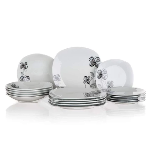 FLOREA Porcelán Tányérkészlet (18 részes) 60311131