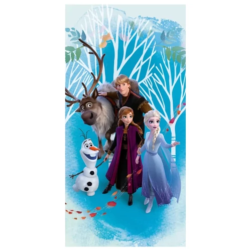 Disney Jégvarázs Blue fürdőlepedő, strand törölköző 70x140cm JFK022924