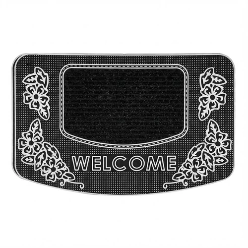 HİLAL Welcome Feliratos Lábtörlő Virágmintával HL07