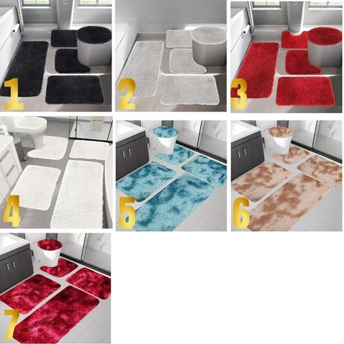5 részes extra puha fürdőszőnyeg szett XK872931
