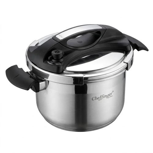 Cheffinger Premium Rozsdamentes Acél Kukta 8 Literes (24 cm) CF-PC8-24