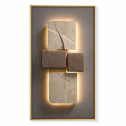 Modern absztrakt geometrikus vászon falikép 80 × 160 cm 5VM665279V