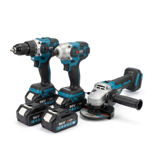 GBM TOOLS Szénkefementes 3 Részes Akkumulátoros Szerszámkészlet MT-10165