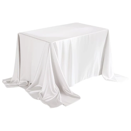 Szatén asztalterítő 305 × 153 cm - Fehér NM5392196-4