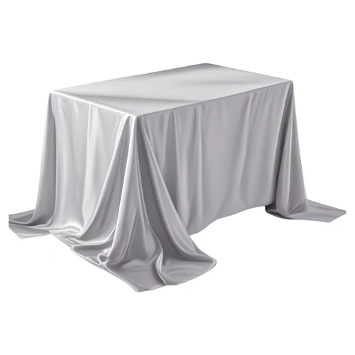 Szatén asztalterítő 305 × 153 cm - Szürke NM5392196-5