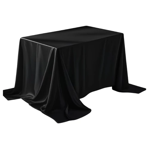 Szatén asztalterítő 305 × 153 cm - Fekete NM5392196-7