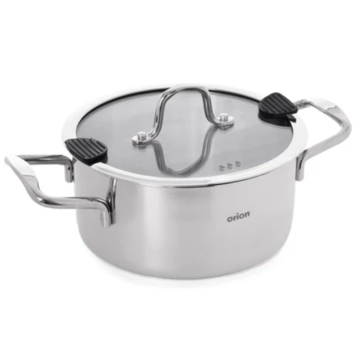 Orion VENICE Rozsdamentes Acél Fazék Üvegfedővel (20 cm, 3L) 113373