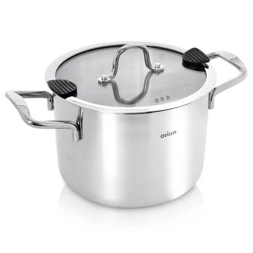 Orion VENICE Rozsdamentes Acél Fazék Üvegfedővel (20 cm, 4,6 L) 113378