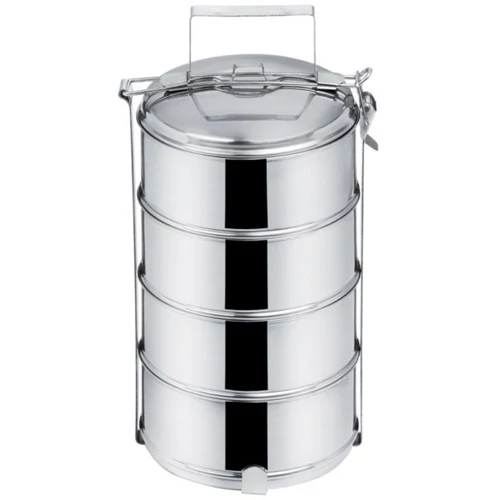 4 Szintes Rozsdamentes Acél Ételhordó (4 x 1,3 L) 120965