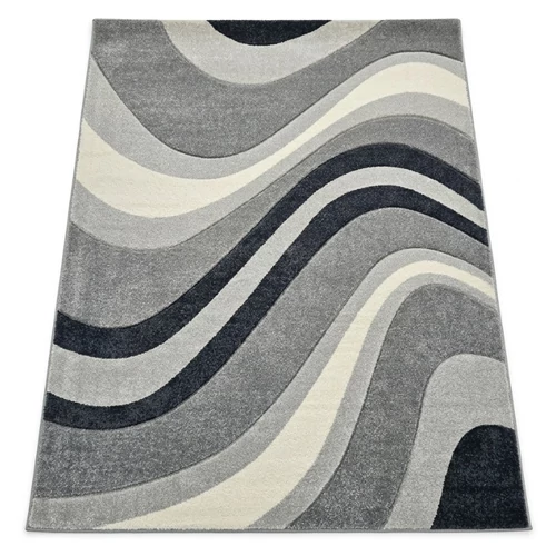 Milano collection szőnyeg 200 x 290 cm - Szürke, fehér, fekete 0A0439