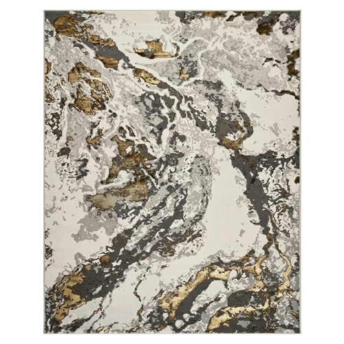 Sunset collection szőnyeg 120 x 170 cm - Fehér, szürke és arany B8441A-2-120170