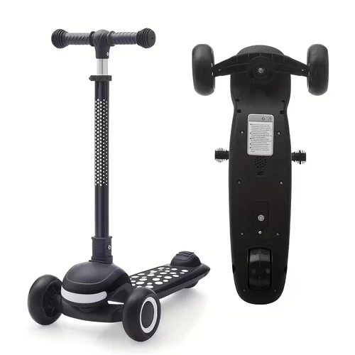 Fekete Háromkerekű Gyermek Roller KG5559595-F