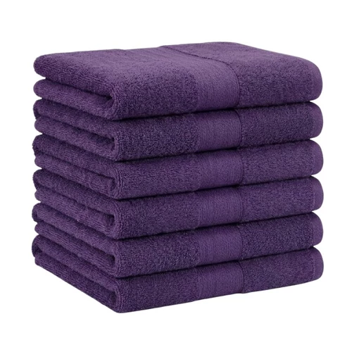 Extra puha törölköző szett 6 db 70x140 cm Lila EPTSZ-02