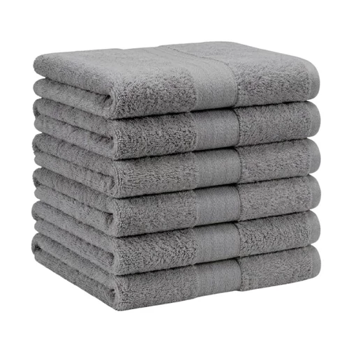 Extra puha törölköző szett 6 db 70x140 cm Szürke EPTSZ-05