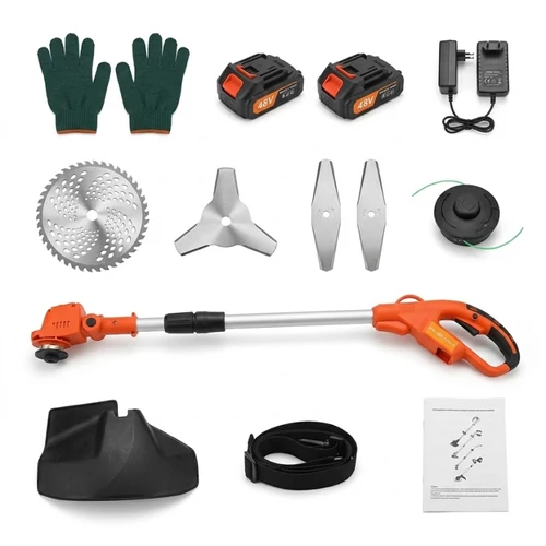 Welnek Tools akkumulátoros fűkasza és szegélyvágó szett 48V VK-4050