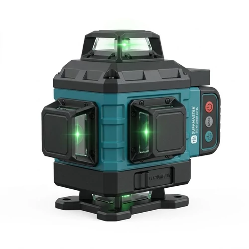 Supamaster 3D/4D akkumulátoros zöld lézeres szintező SM-9123