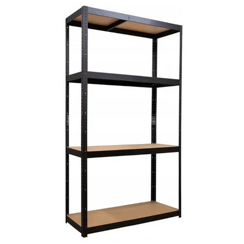 Fém tárolópolc 150 × 75 × 30 cm, 4 polcos, csavarmentes V3M2W3G2V0