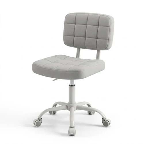 Modern tűzött mintás szürke irodai és munkaszék MMK-01S
