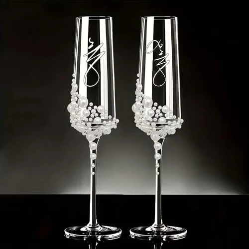 Mr & Mrs Esküvői Pezsgőspohár Szett – 2 db RW2935104