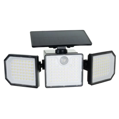 IZOXIS napelemes kerti lámpa 167 LED 500 lm távirányítóval 00024633