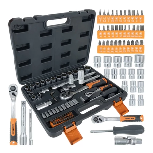 BIGSTREN szerszámkészlet 72 db 1/4” 1/2” racsnis 72T 00026846