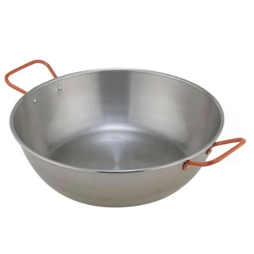 Polírozott acél mély serpenyő 37 cm 8412595103363